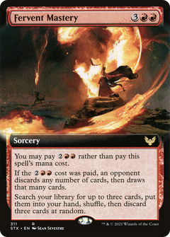 Fervent Mastery (Extended Art) [Strixhaven: School of Mages]-1
