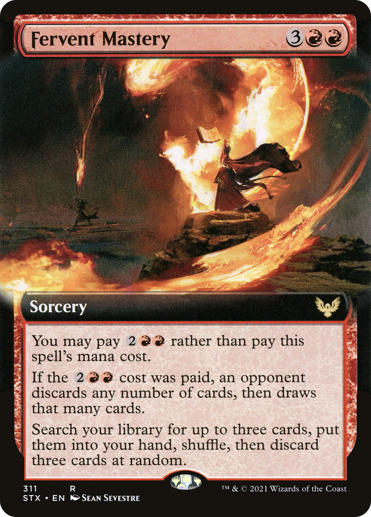 Fervent Mastery (Extended Art) [Strixhaven: School of Mages]-1