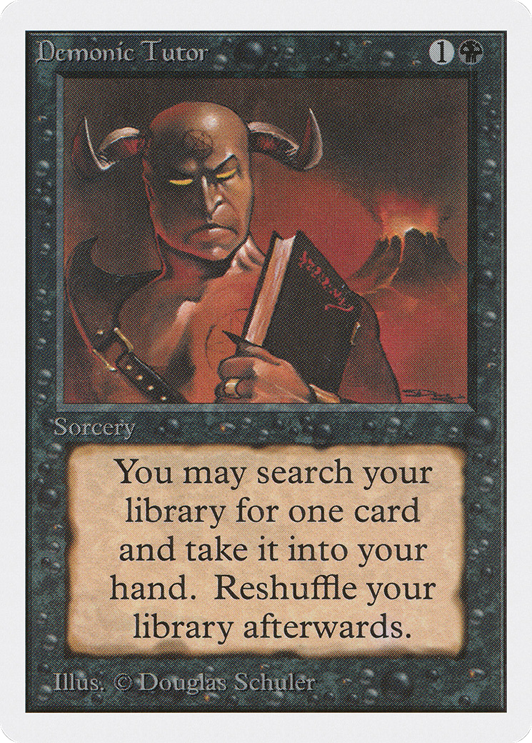 Demonic Tutor [Unlimited Edition]-1