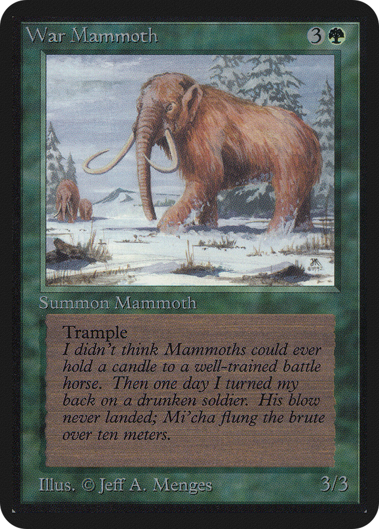 War Mammoth (LEA-) - Limited Edition Alpha-1