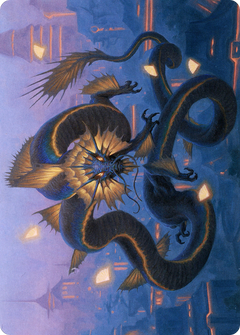 Ao, the Dawn Sky // Ao, the Dawn Sky (ANEO-025) - Neon Dynasty Art Series (Borderless) Foil-1