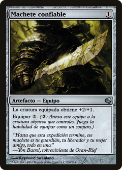 Trusty Machete (Spanish) - "Machete confiable" (PS11-200) - Salvat 2011-1