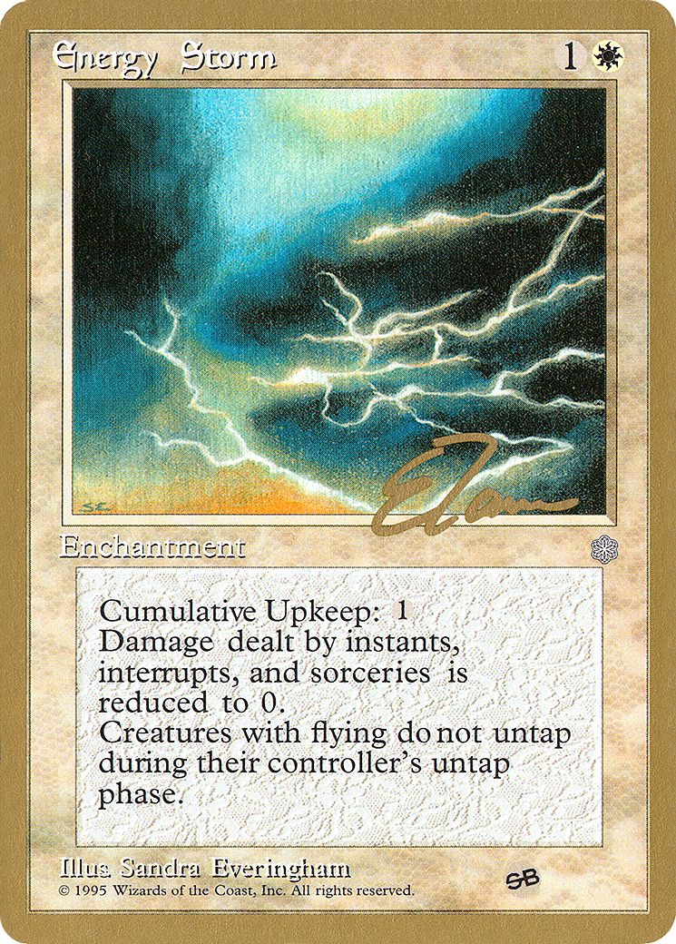 Energy Storm (Eric Tam) (SB) [Pro Tour Collector Set]-1