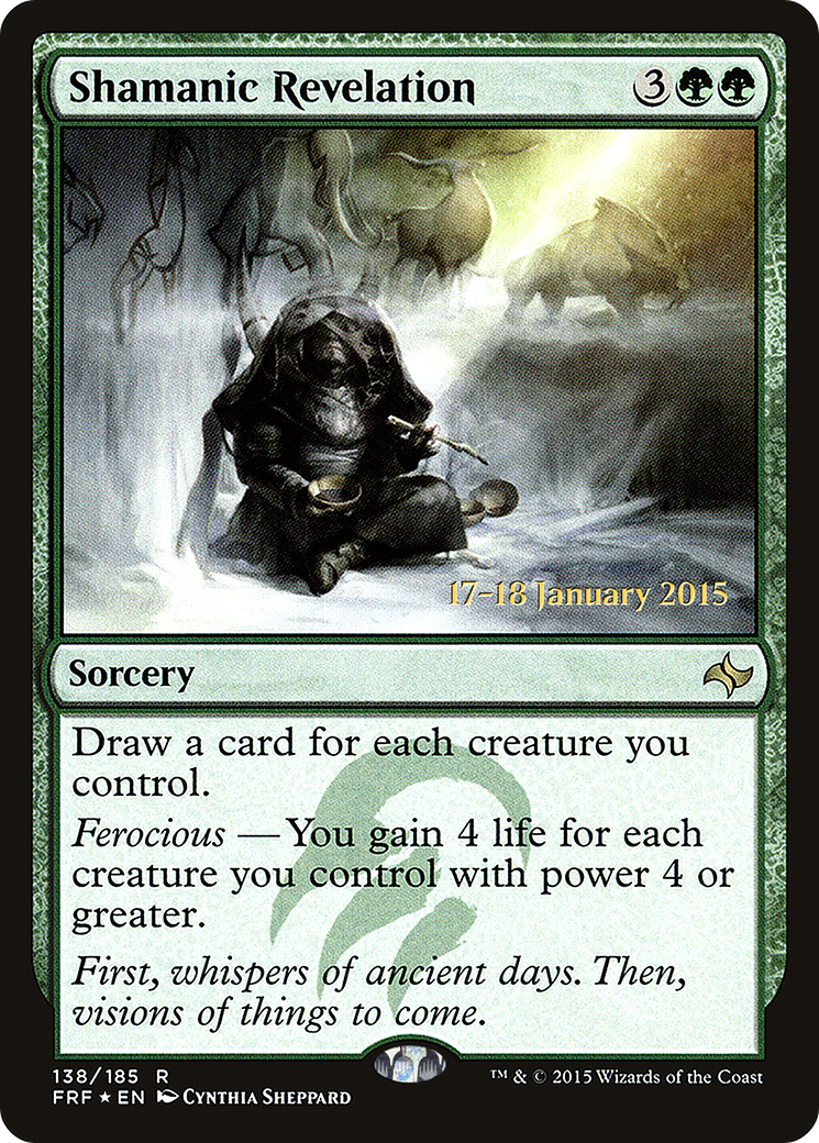 Shamanic Revelation [Fate Reforged Prerelease Promos]-1