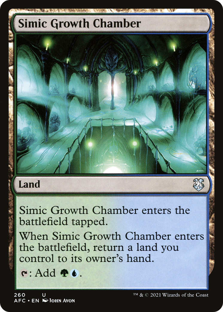 Simic Growth Chamber [Dungeons & Dragons: Adventures in the Forgotten Realms Commander]-1