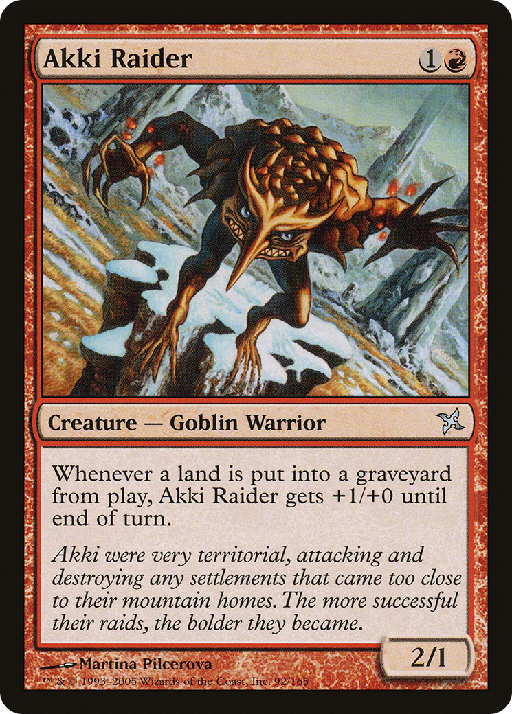 Akki Raider [Betrayers of Kamigawa]-1