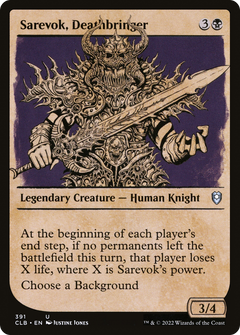 Sarevok, Deathbringer (Showcase) [Commander Legends: Battle for Baldur's Gate]-1
