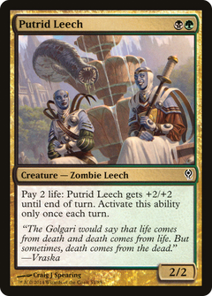 Putrid Leech [Duel Decks: Jace vs. Vraska]-1