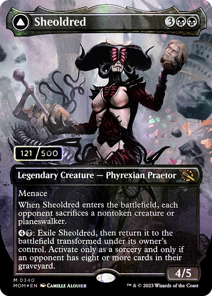 Sheoldred // The True Scriptures (Serialized) [March of the Machine]-3