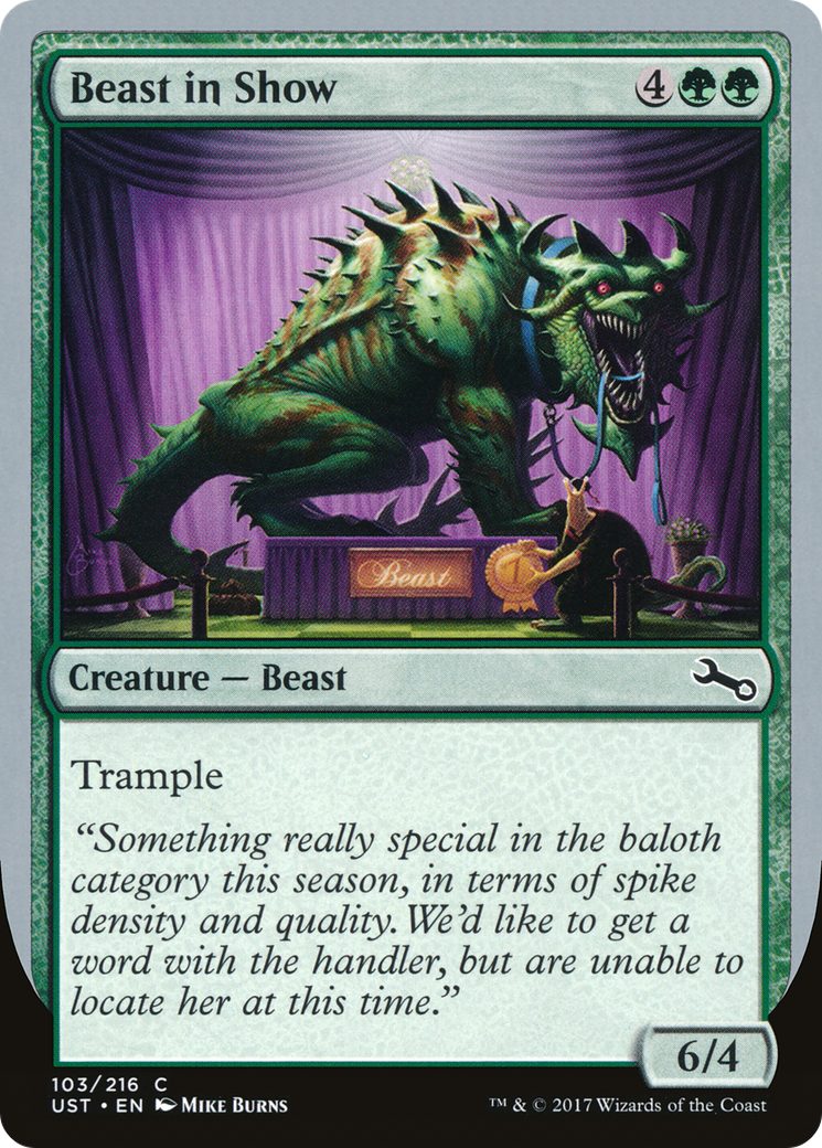Beast in Show ("Something really special...") [Unstable]-1
