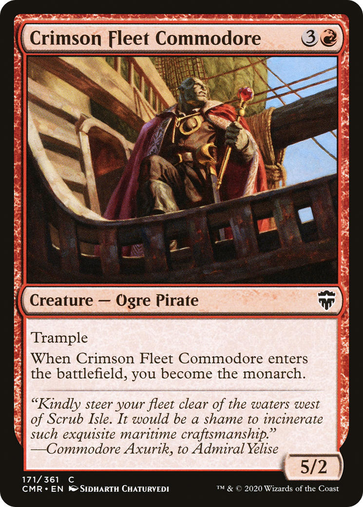 Crimson Fleet Commodore [Commander Legends]-1