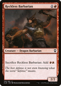 Reckless Barbarian [Commander Legends: Battle for Baldur's Gate]-1