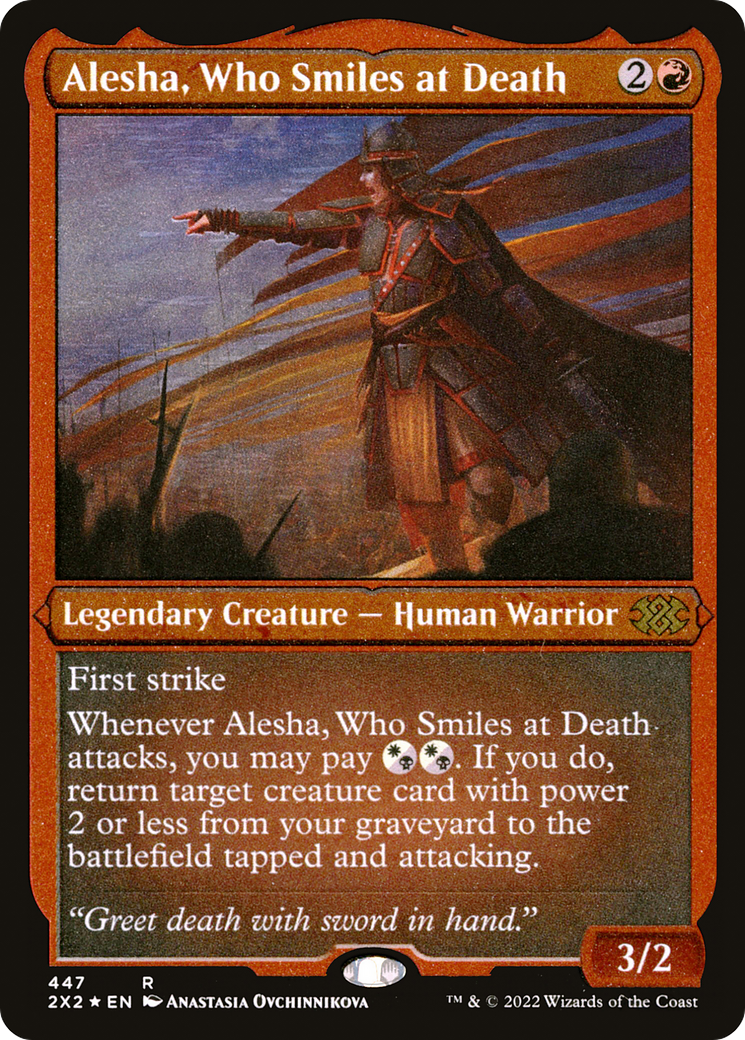 Alesha, Who Smiles at Death (Foil Etched) [Double Masters 2022]-1
