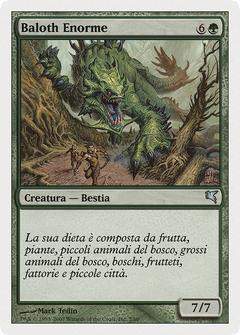 Enormous Baloth (Italian) - "Baloth Enorme" (K2) (PSAL-0K2) - Salvat 2005-1