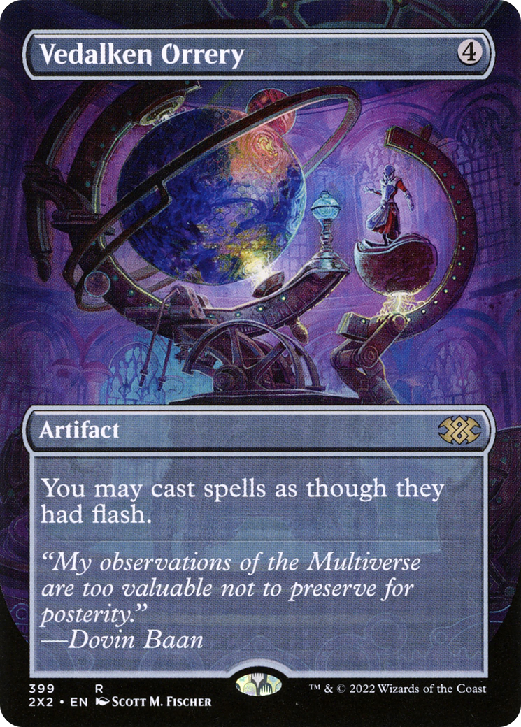 Vedalken Orrery (Borderless) (2X2-399) - Double Masters 2022 (Borderless)-1