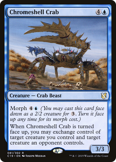 Chromeshell Crab [Commander 2019]-1