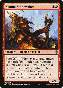 Akoum Stonewaker [Battle for Zendikar]-1