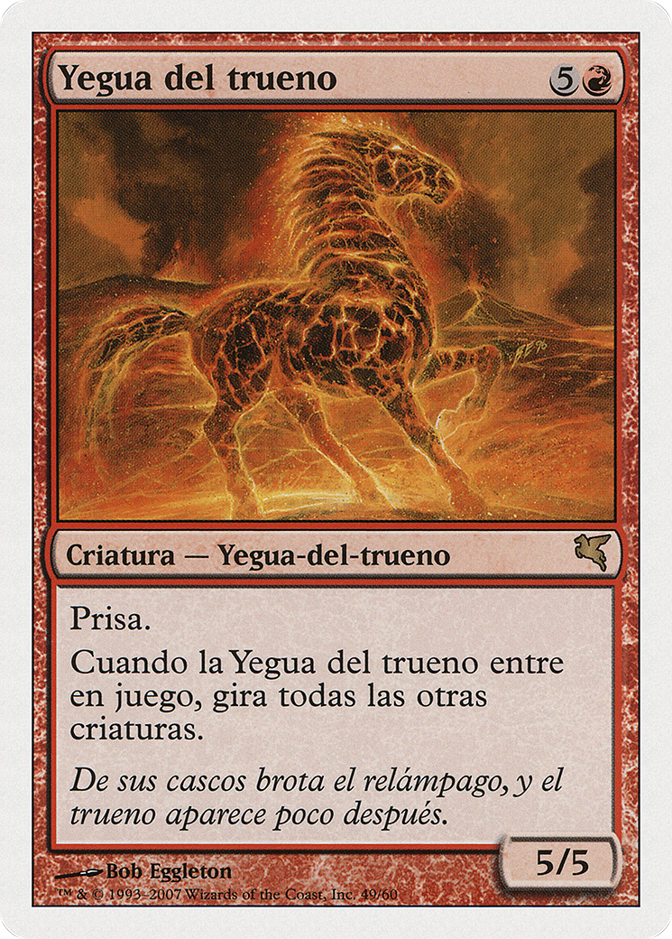 Thundermare (Italian) - "Cavallo del Tuono" (PSAL-I49) - Salvat 2005-1