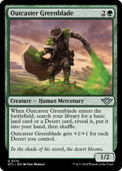 Outcaster Greenblade [Outlaws of Thunder Junction]-1