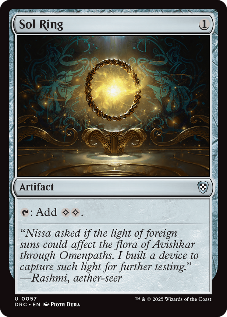 Sol Ring (0057) [Aetherdrift Commander]-1