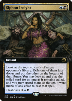 Siphon Insight (Extended Art) [Innistrad: Midnight Hunt]-1