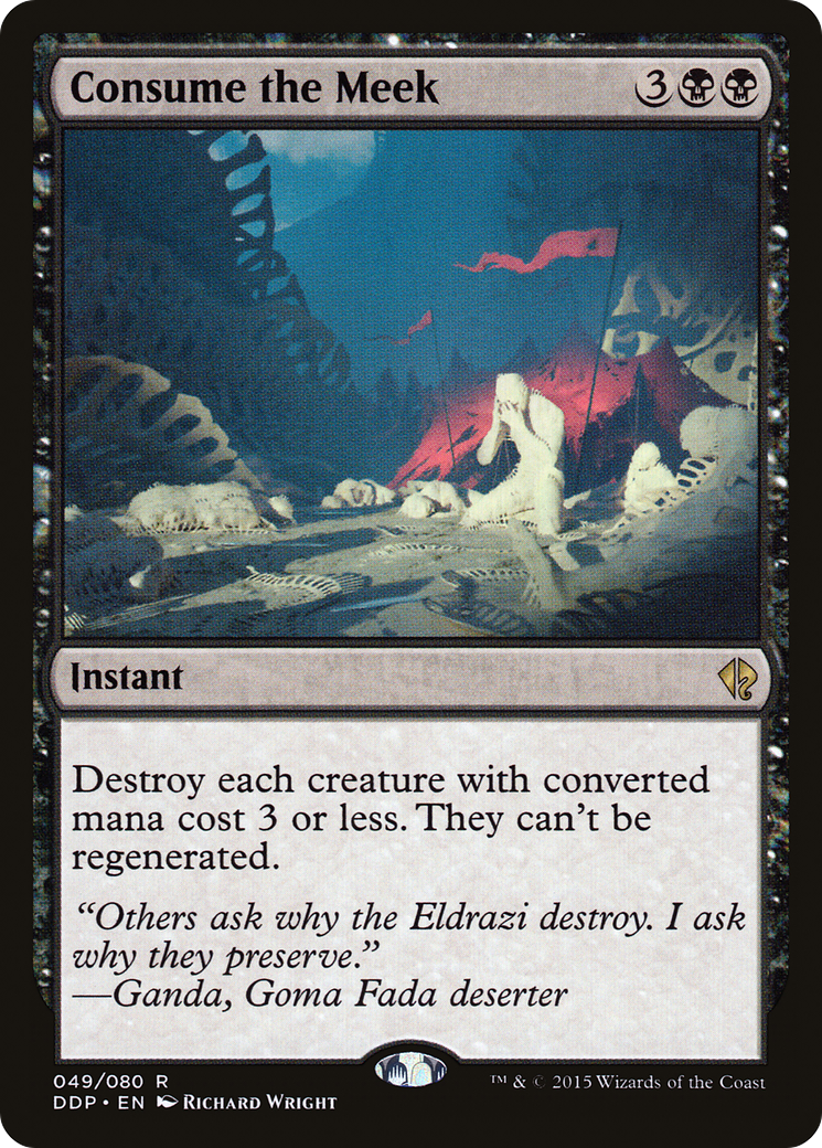 Consume the Meek [Duel Decks: Zendikar vs. Eldrazi]-1