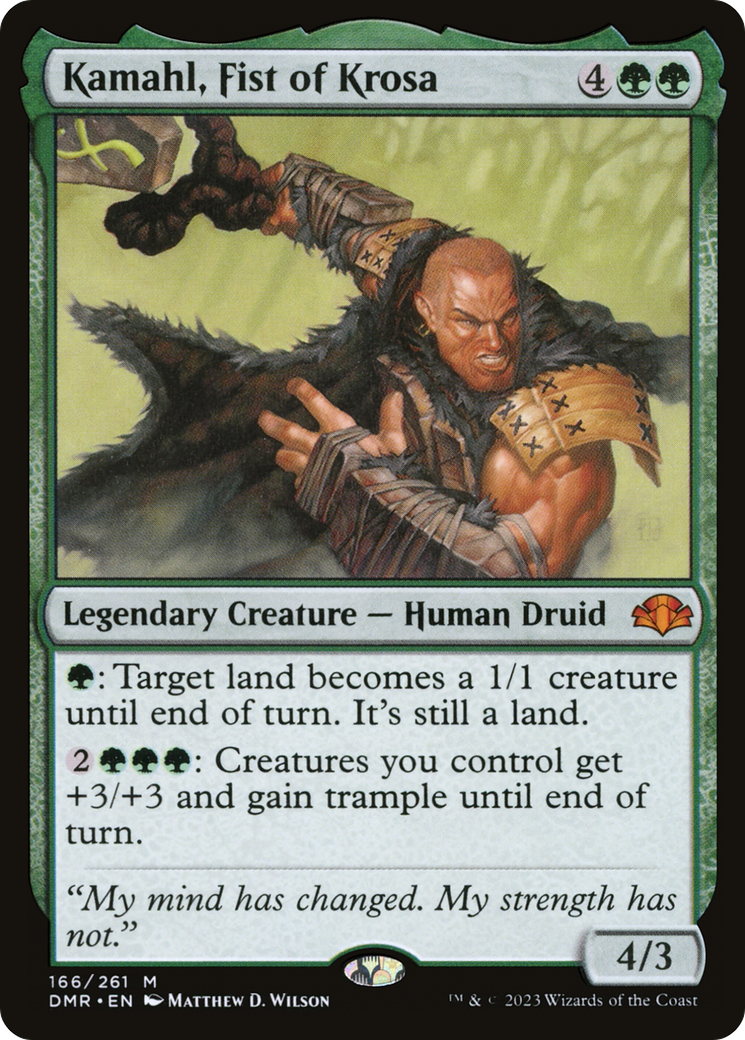 Kamahl, Fist of Krosa [Dominaria Remastered]-1