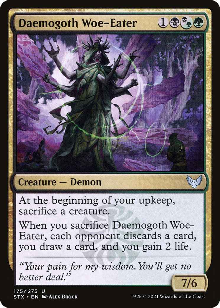 Daemogoth Woe-Eater [Strixhaven: School of Mages]-1