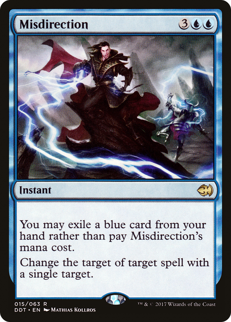Misdirection [Duel Decks: Merfolk vs. Goblins]-1