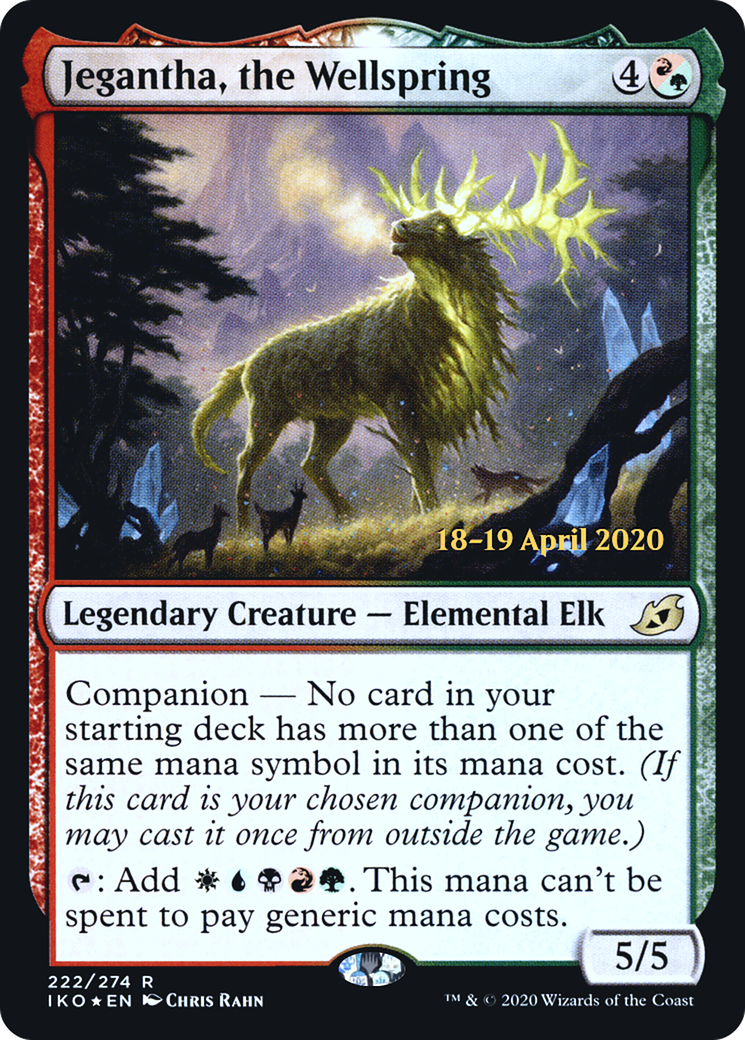Jegantha, the Wellspring [Ikoria: Lair of Behemoths Prerelease Promos]-1
