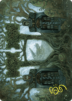 Court of Garenbrig // Court of Garenbrig (AWOE-054) - Wilds of Eldraine Art Series (Borderless) Foil-3