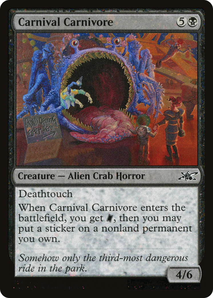 Carnival Carnivore (Galaxy Foil) [Unfinity]-1