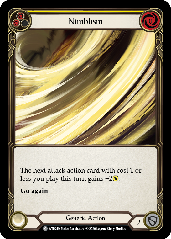 Nimblism (Yellow) [U-WTR219] (Welcome to Rathe Unlimited)  Unlimited Normal-2