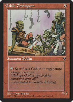 Goblin Chirurgeon (Dan Frazier) [Fallen Empires]-1