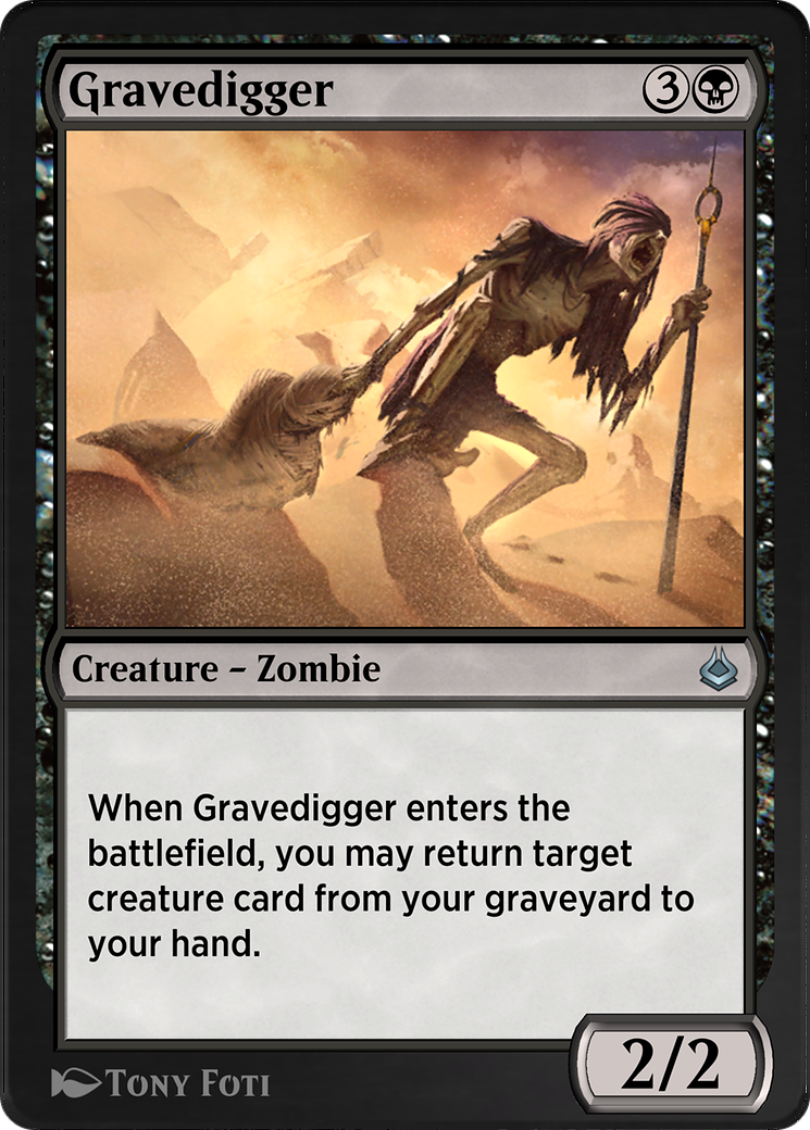 Gravedigger (AKR-107) - Amonkhet Remastered-1