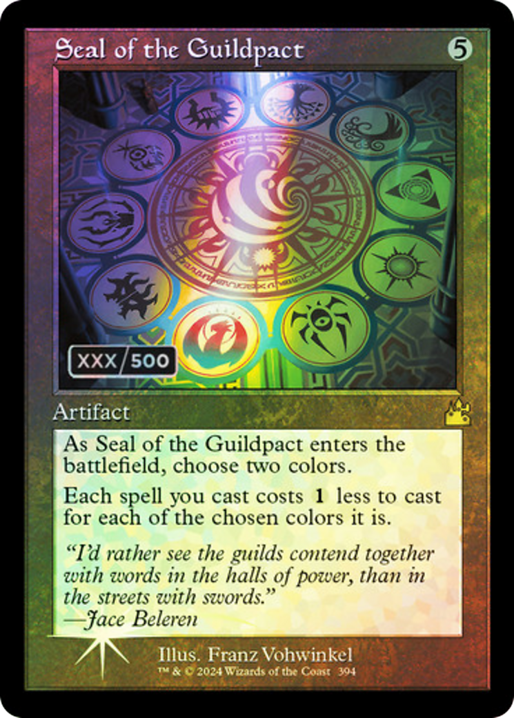 Seal of the Guildpact (Retro) (Serialized) [Ravnica Remastered]-1