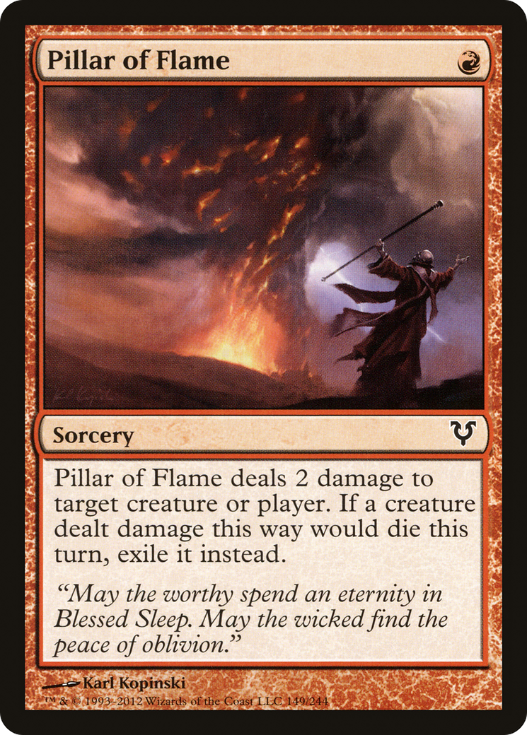 Pillar of Flame [Avacyn Restored]-1