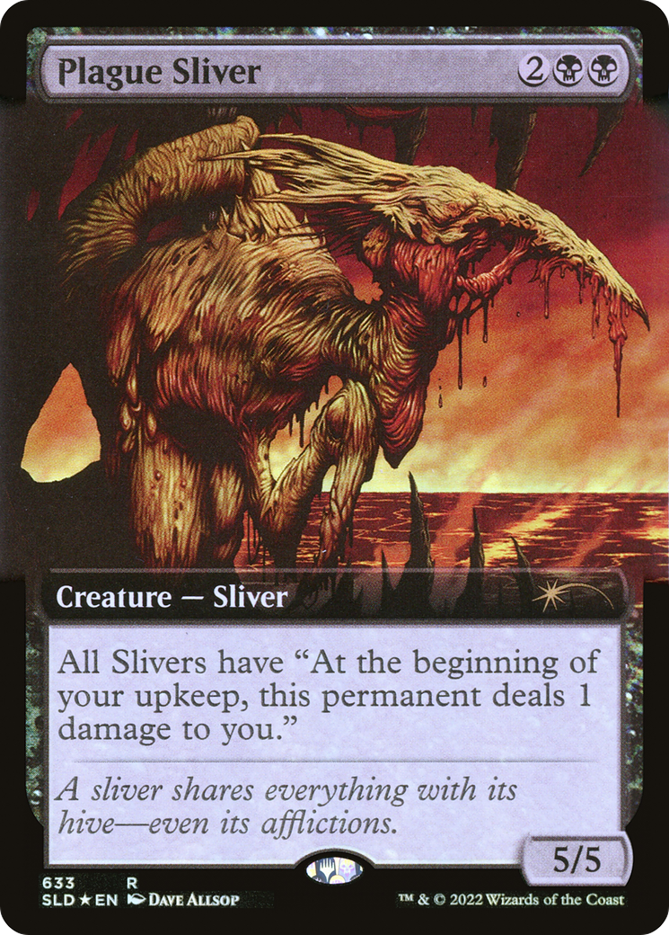 Plague Sliver (Extended Art) [Secret Lair Drop Promos]-1