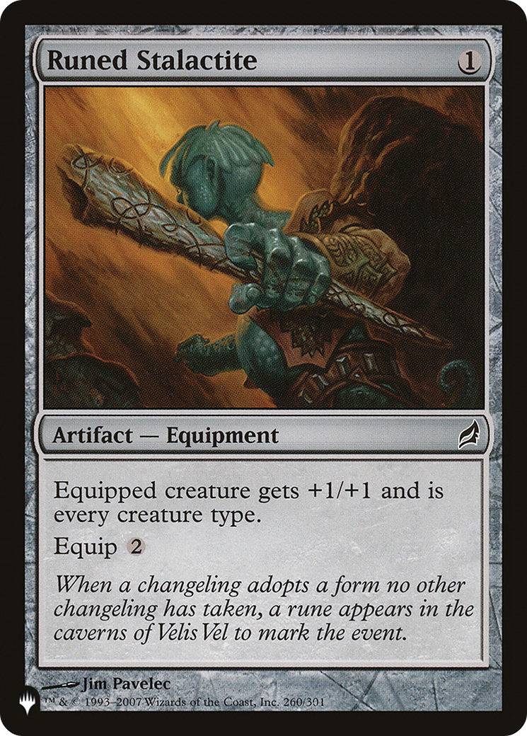 Runed Stalactite [The List]-1