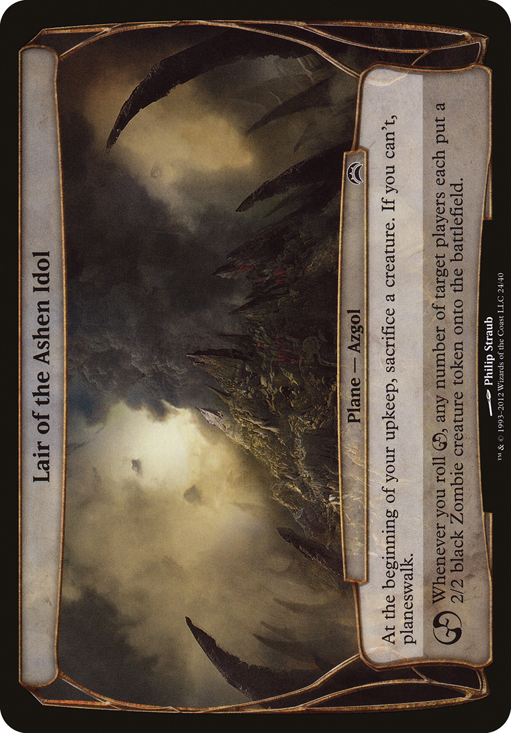 Lair of the Ashen Idol (Planes) [Planechase 2012 Planes]-1