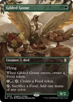 Gilded Goose (Borderless) [Bloomburrow Commander]-1
