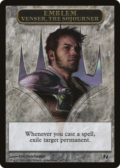 Emblem - Venser, the Sojourner (DDI-0E1) - Duel Decks: Venser vs. Koth Tokens-1