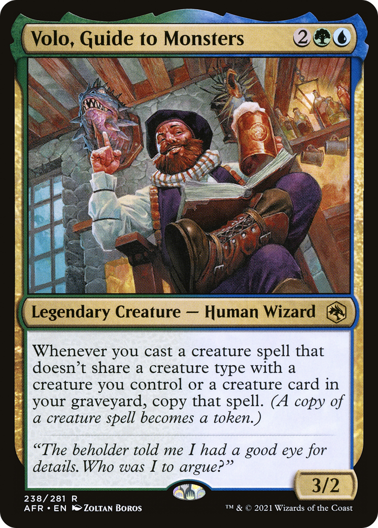 Volo, Guide to Monsters (AFR-238) - Adventures in the Forgotten Realms Foil-1