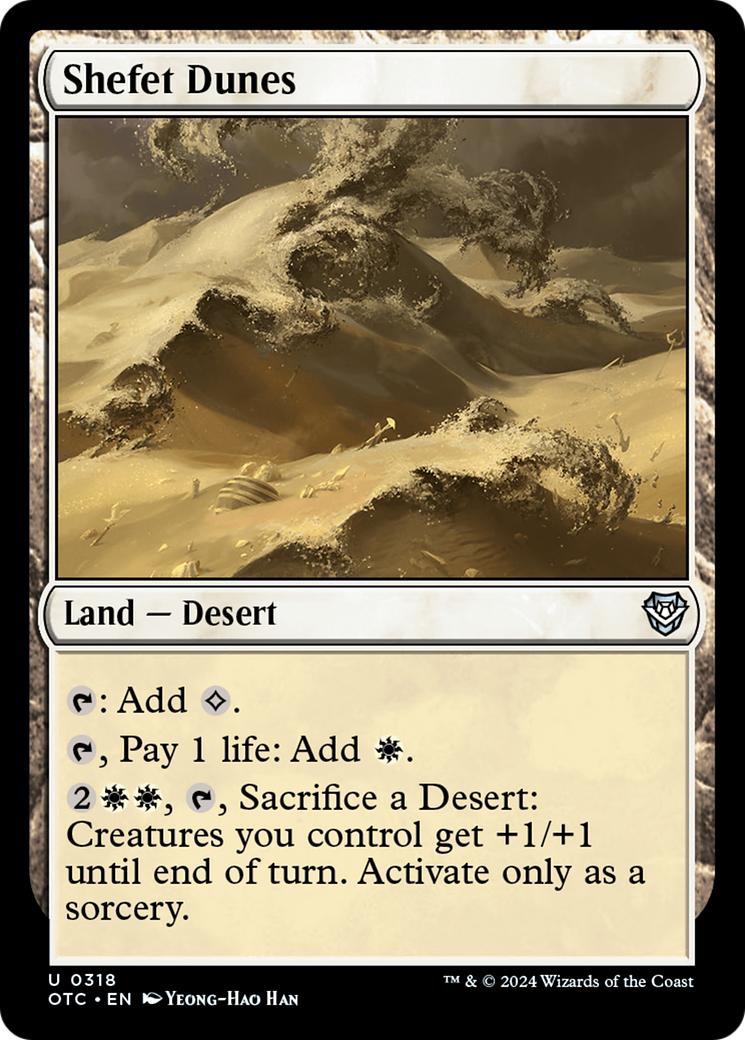 Shefet Dunes [Outlaws of Thunder Junction Commander]-1