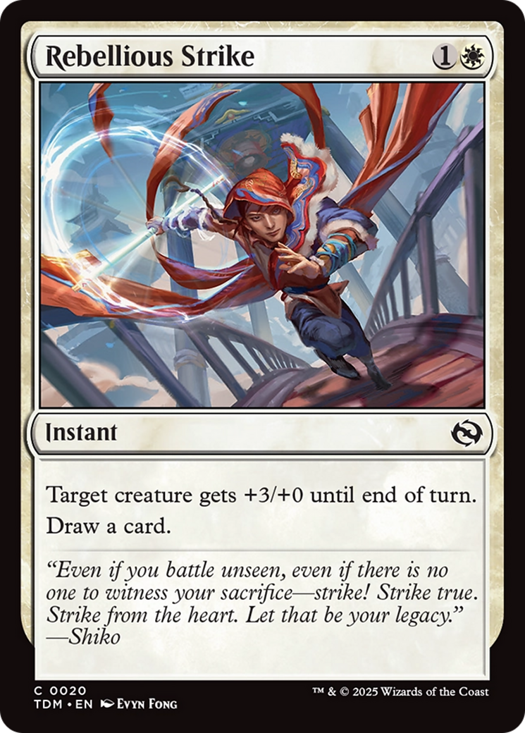 Rebellious Strike [Tarkir: Dragonstorm]-1