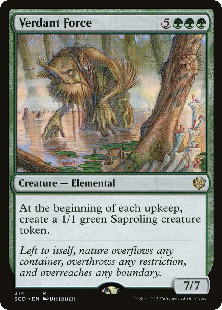 Verdant Force (SCD-214) - Starter Commander Decks-1