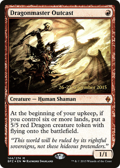 Dragonmaster Outcast [Battle for Zendikar Prerelease Promos]-1