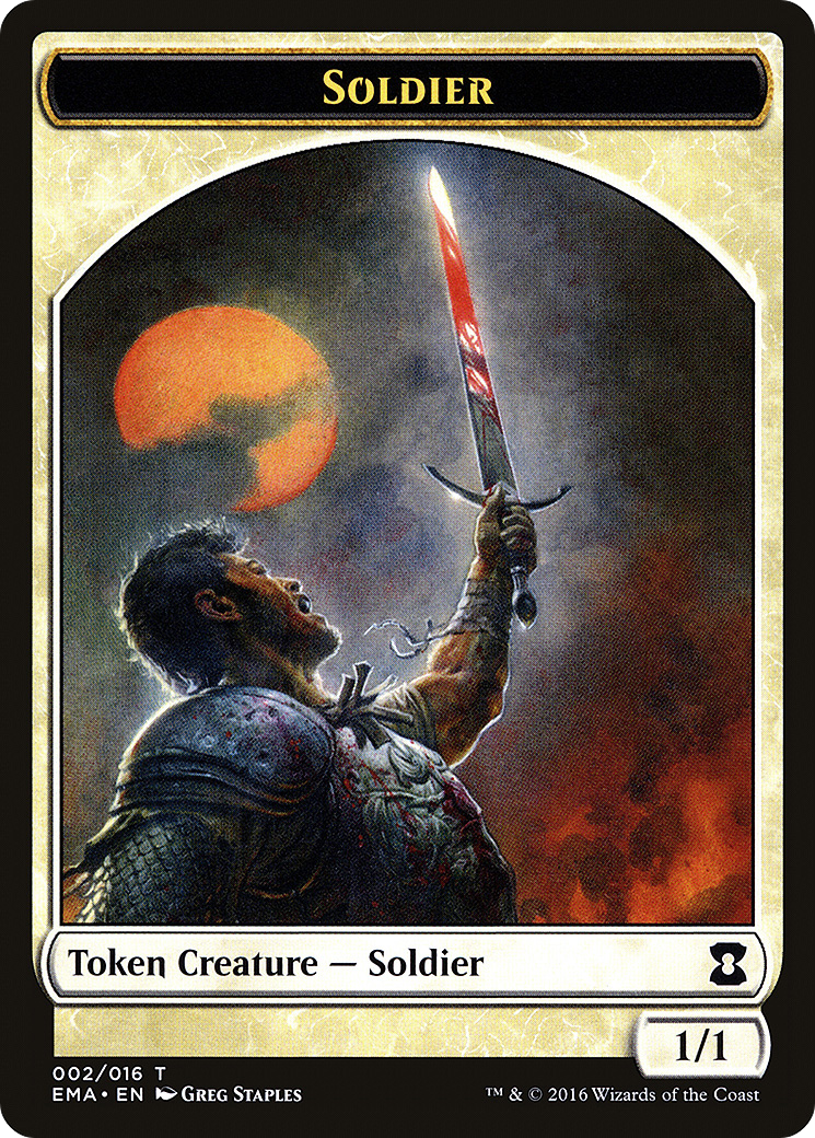 Soldier Token [Eternal Masters Tokens]-1