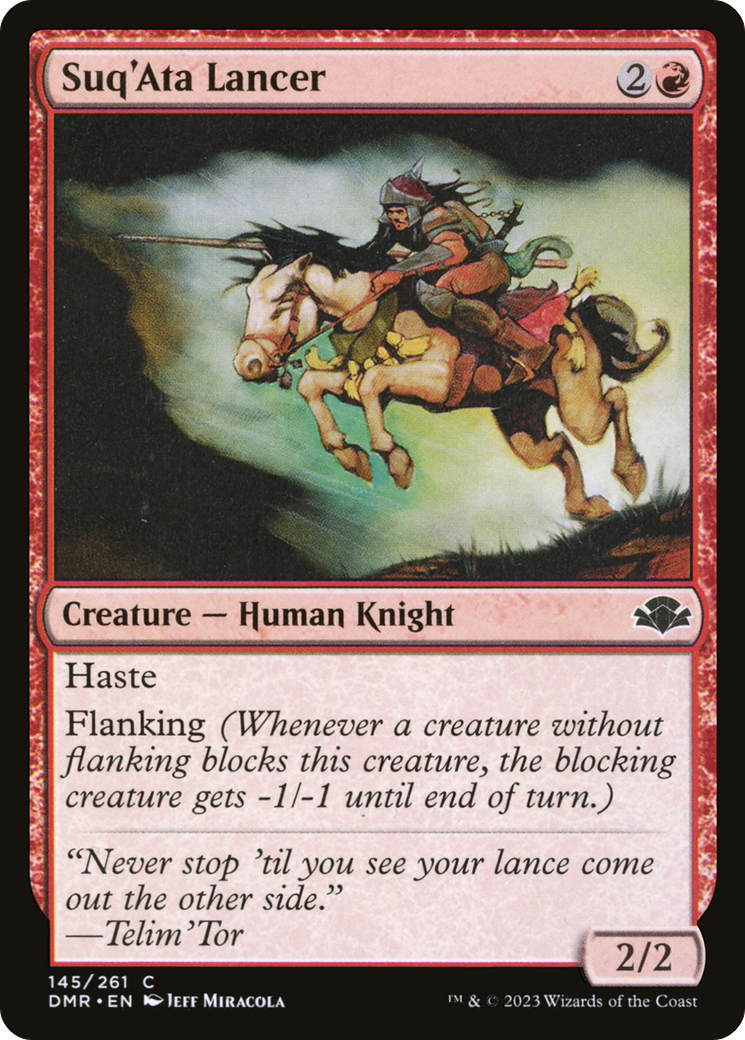 Suq'Ata Lancer [Dominaria Remastered]-1