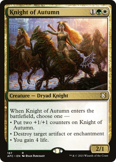 Knight of Autumn [Dungeons & Dragons: Adventures in the Forgotten Realms Commander]-1
